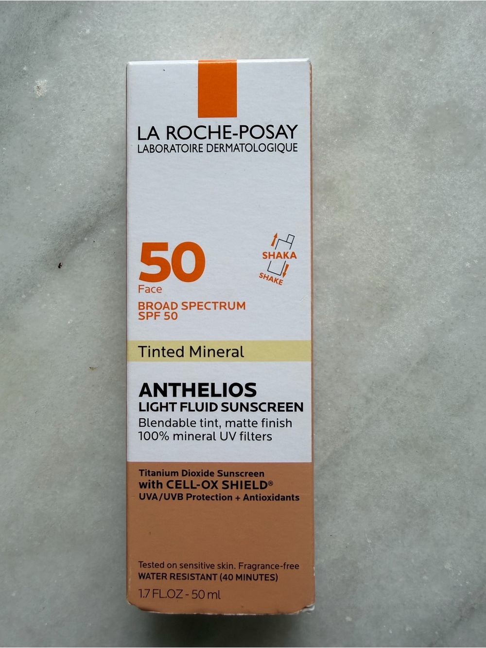 Anthelios Tinted Mineral SPF 50 Light Fluid Sunscreen - Tinted Mineral